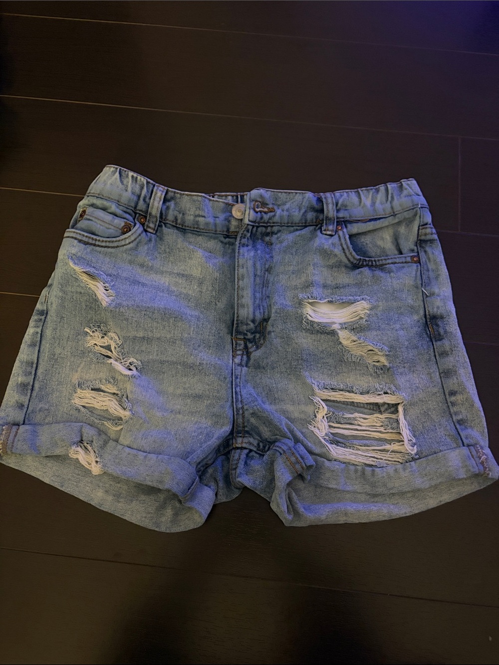 Light Blue Denim Women’s Shorts